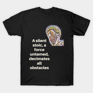 Unleash the Silent Warrior Stoic Philosophy T-Shirt